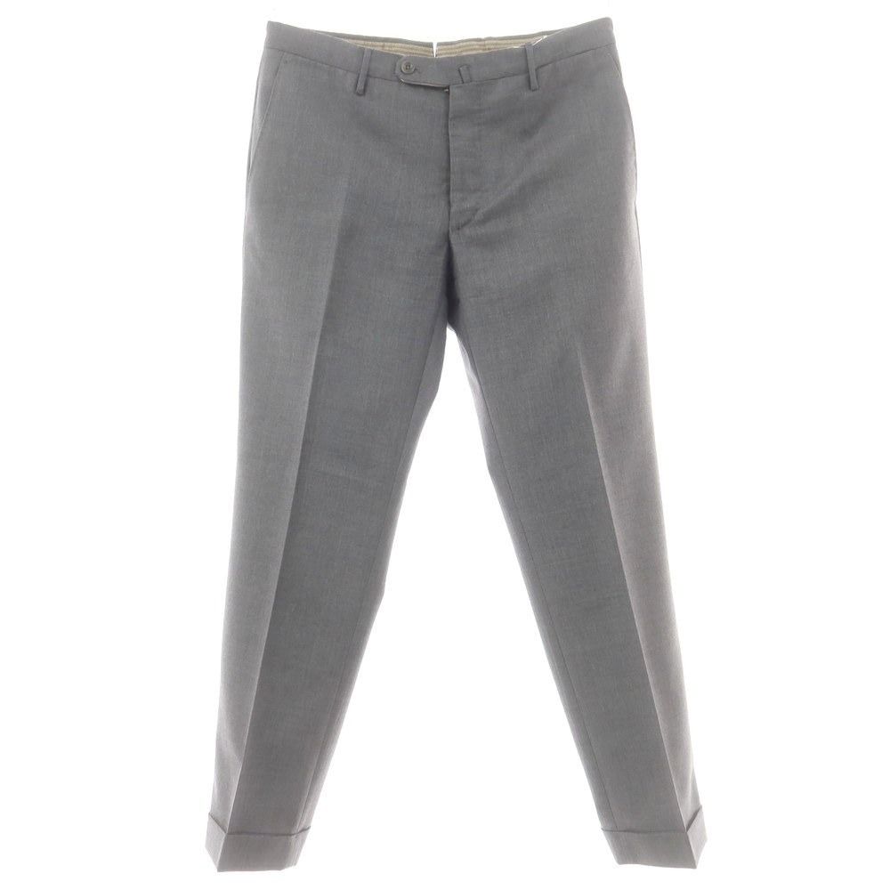 インコテックス INCOTEX BEAMS F別注 SUPER 100 S ウール ドレススラックスパンツ グレー サイズ46 メンズ
