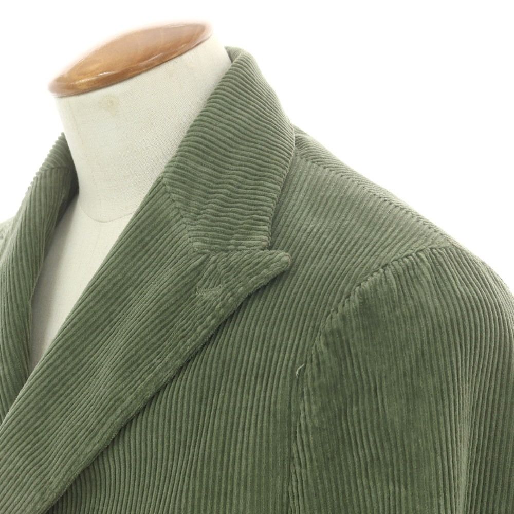 バグッタ Bagutta ストレッチコーデュロイ カジュアルジャケット グラスグリーン サイズ46 メンズ