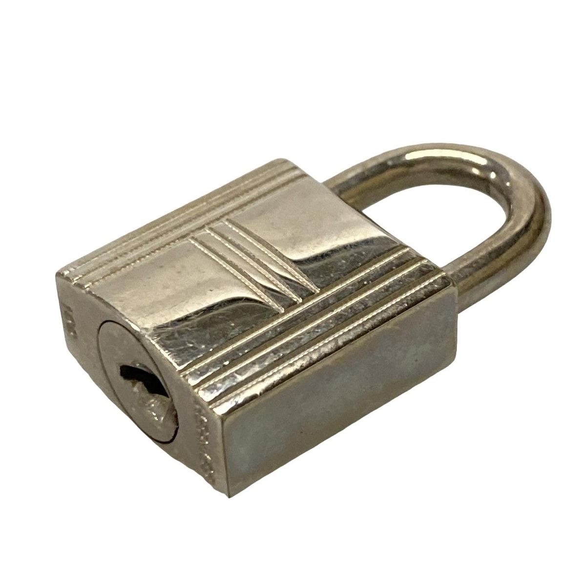 HERMES エルメス 小物 - シルバー カデナ 南京錠 110 鍵なしのため開閉不可