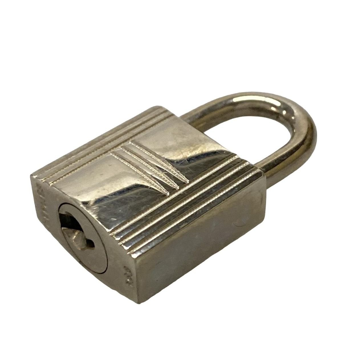 HERMES エルメス 小物 - シルバー カデナ 南京錠 110 鍵なしのため開閉不可