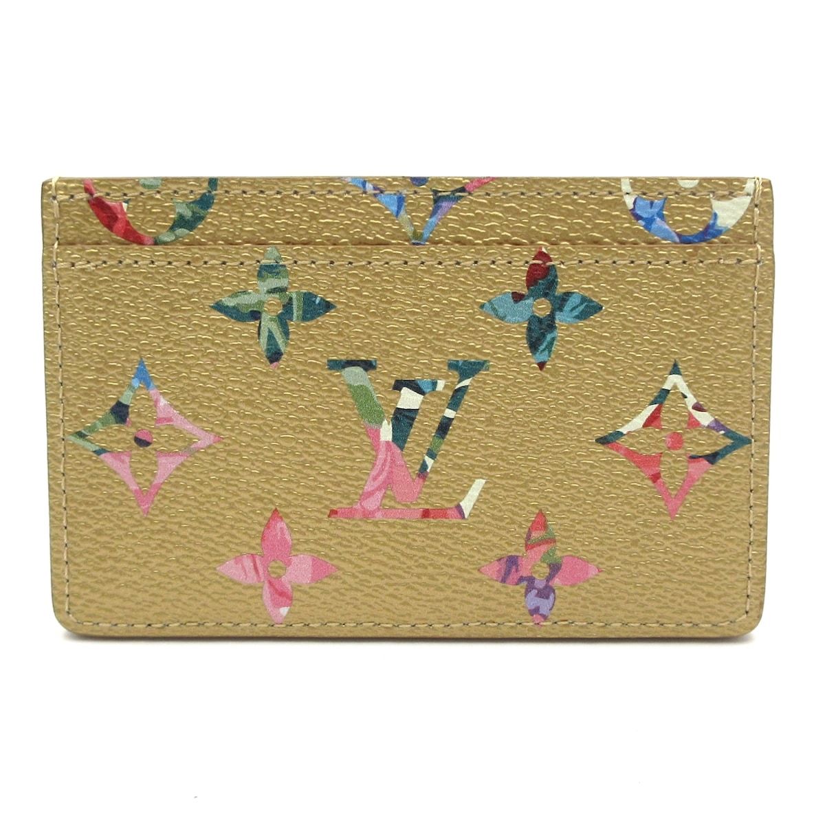 LOUIS VUITTON ルイヴィトン カードケース ライン ポルトカルトサーンプル M 81726 ゴールド
