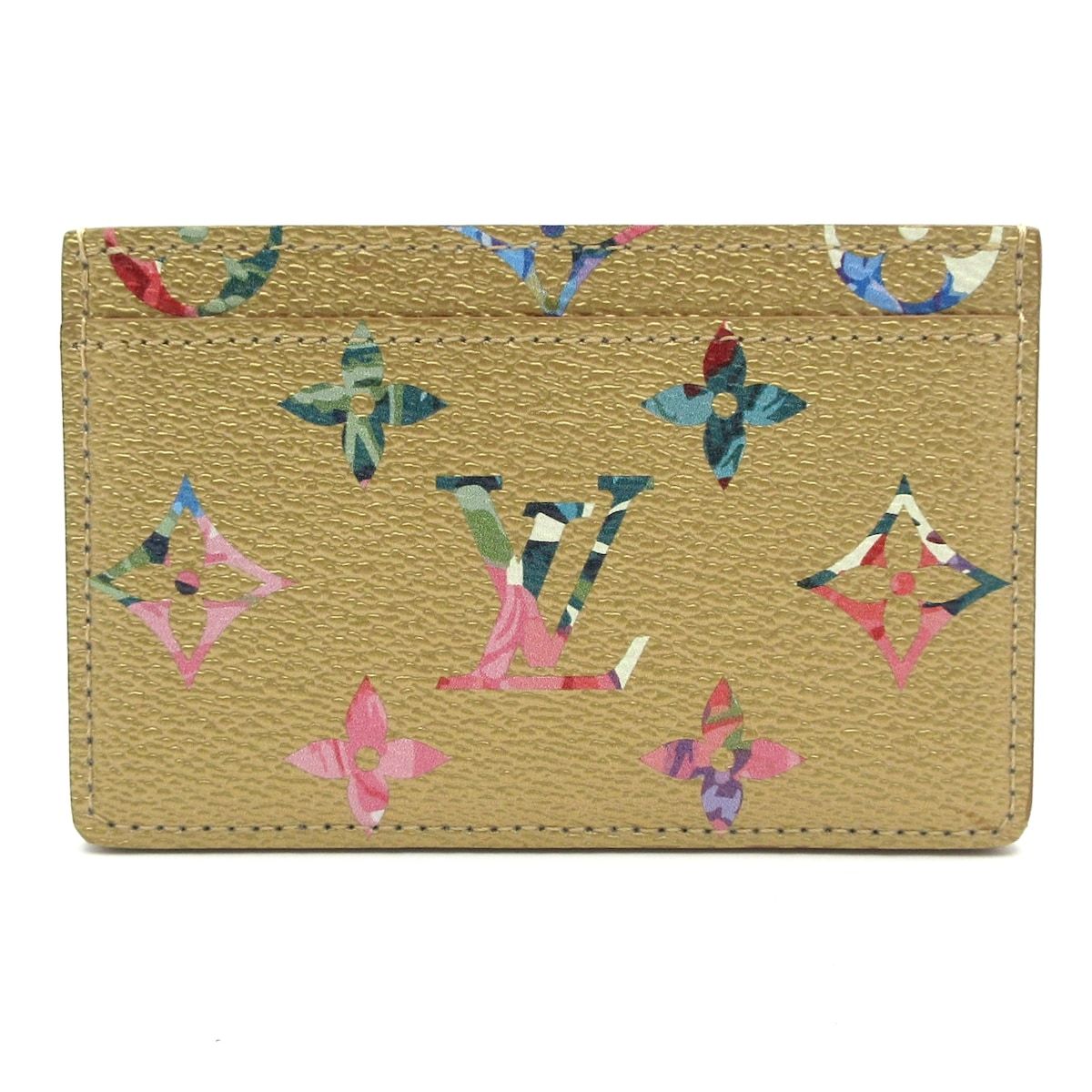 LOUIS VUITTON ルイヴィトン カードケース ライン ポルトカルトサーンプル M81726 ゴールド