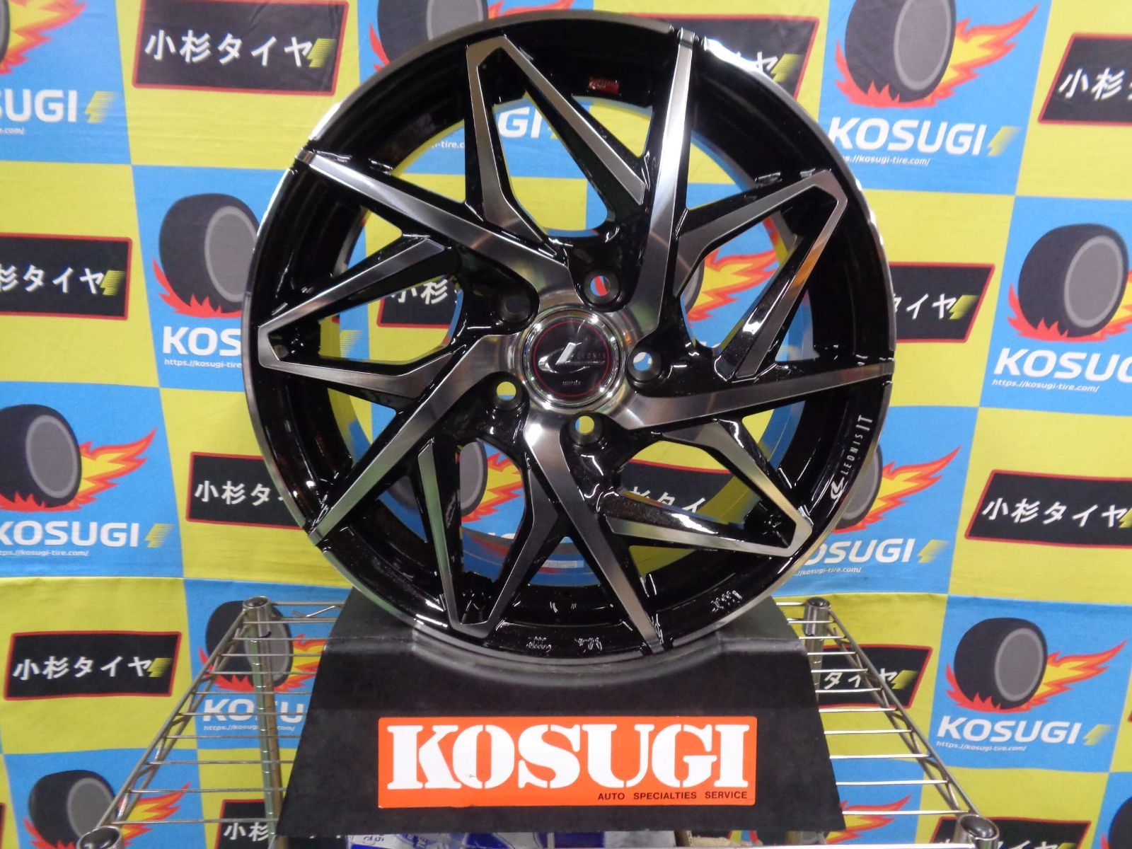 ホイール レオニスIT 6 J 15 5 H 100 45 シエンタ カローラ 15インチ PBMC