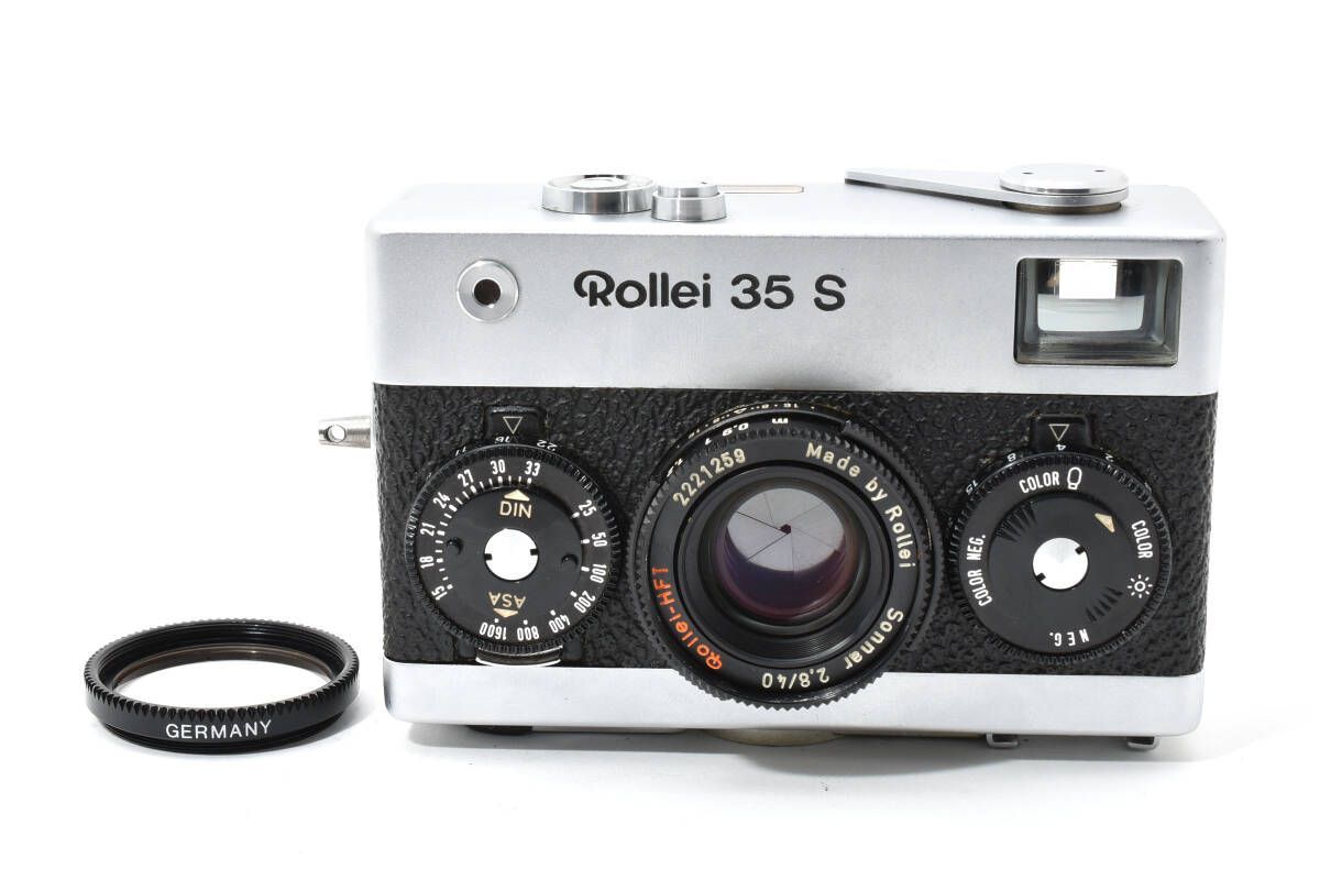 ローライ Rollei 35S 40mm F2.8 ゾナー シルバー コンパクトフィルムカメラ L29 7010