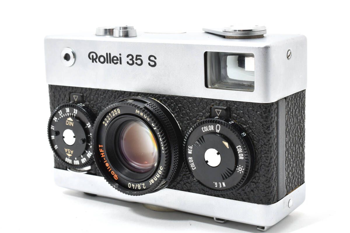 ローライ Rollei 35S 40mm F2.8 ゾナー シルバー コンパクトフィルムカメラ L29 7010