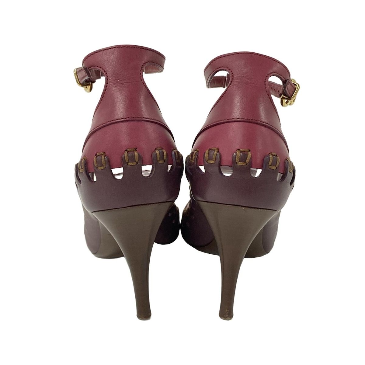 LOUIS VUITTON(ルイヴィトン) パンプス 36 レディース - ボルドー