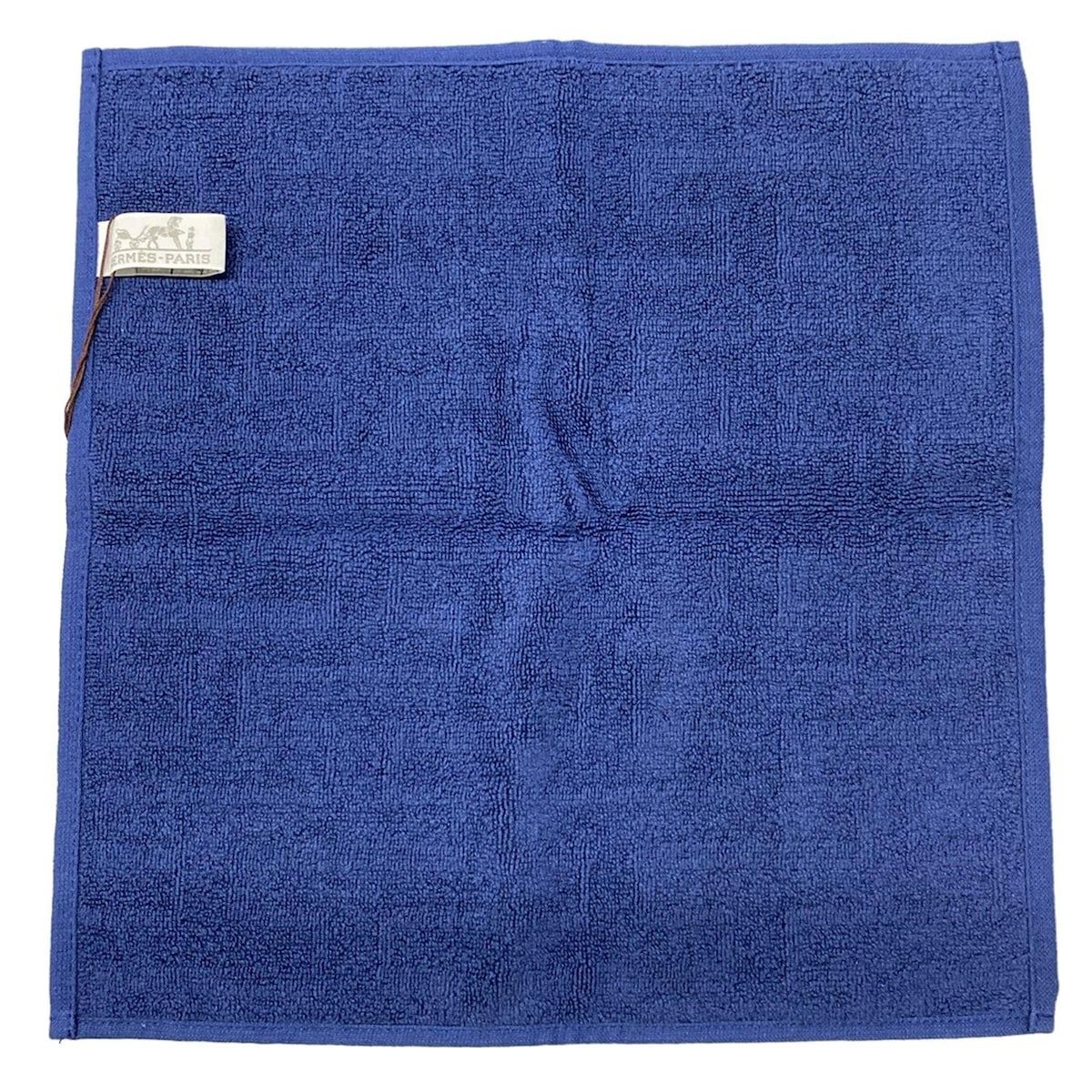 HERMES エルメス 小物 - ブルー ハンドタオル コットン