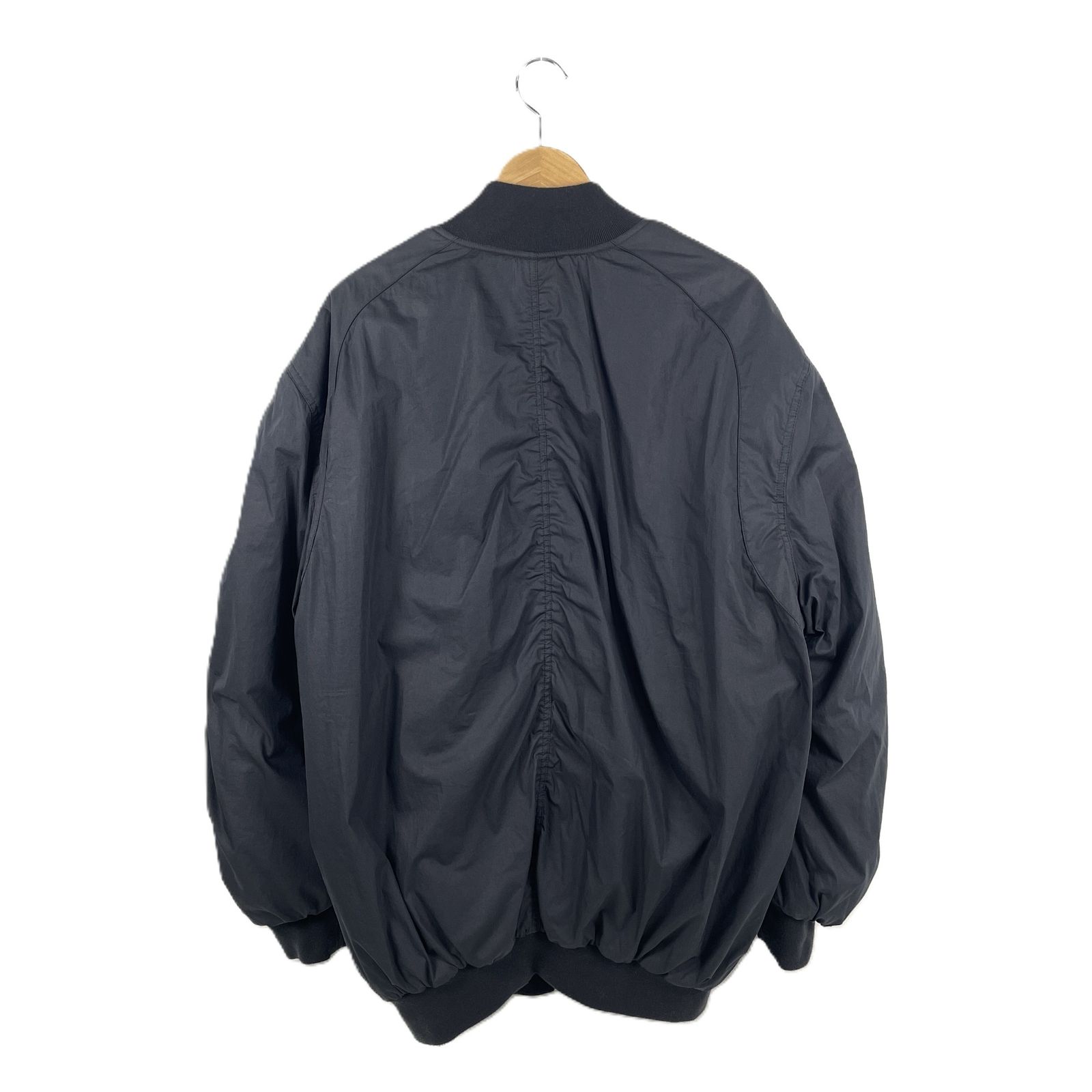 ISABEL MARANT イザベル マラン VE0249HA-B3C03H BAKYA バクヤ ボンバージャケット 中綿ジャケット ロゴ刺繍 Lサイズ ブラック