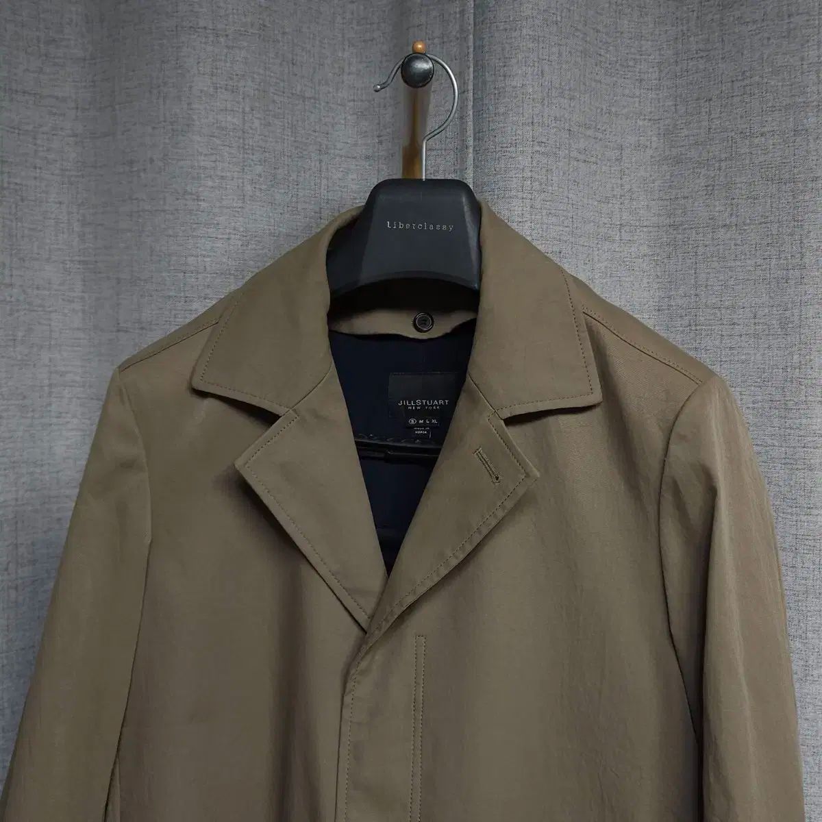 95 JILL STUART ジルスチュアート NEW YORK メンズ トレンチ コート ライトブラウン