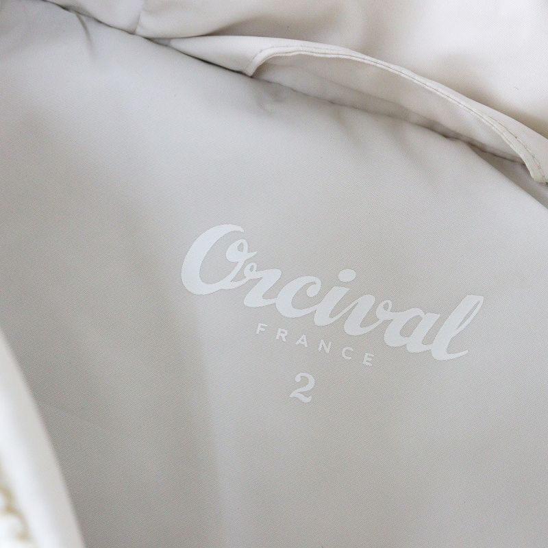 定価48400円 オーチバル オーシバル ORCIVAL OR-A0409 SRL フード付き ダウンジャケット 2 GREIGE┃アイボリー 2400014678352 WWW_RSTRENDYBIZ_COM