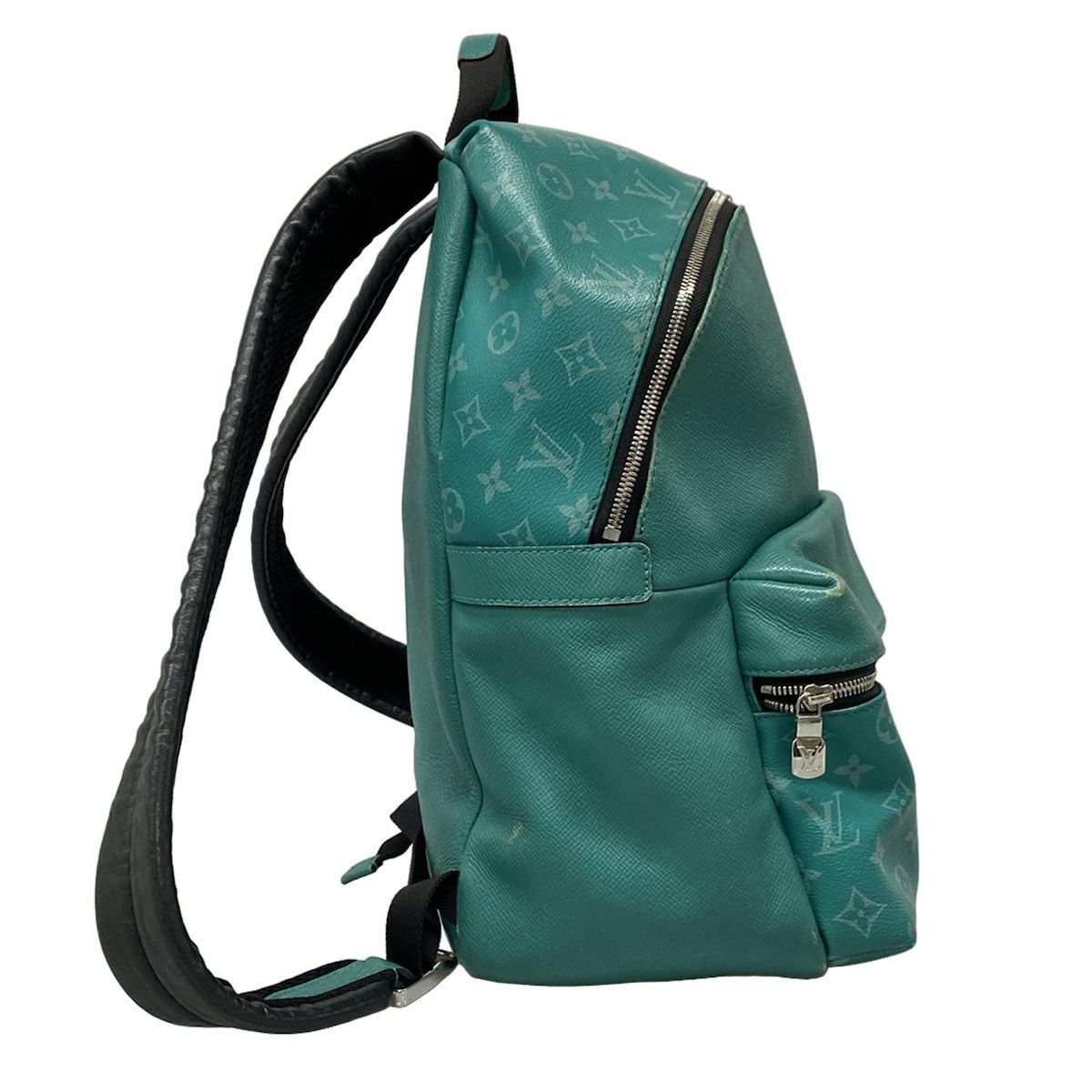 LOUIS VUITTON ルイヴィトン リュックサック タイガラマ ディスカバリー バックパック M30227 グリーン レザー 牛革