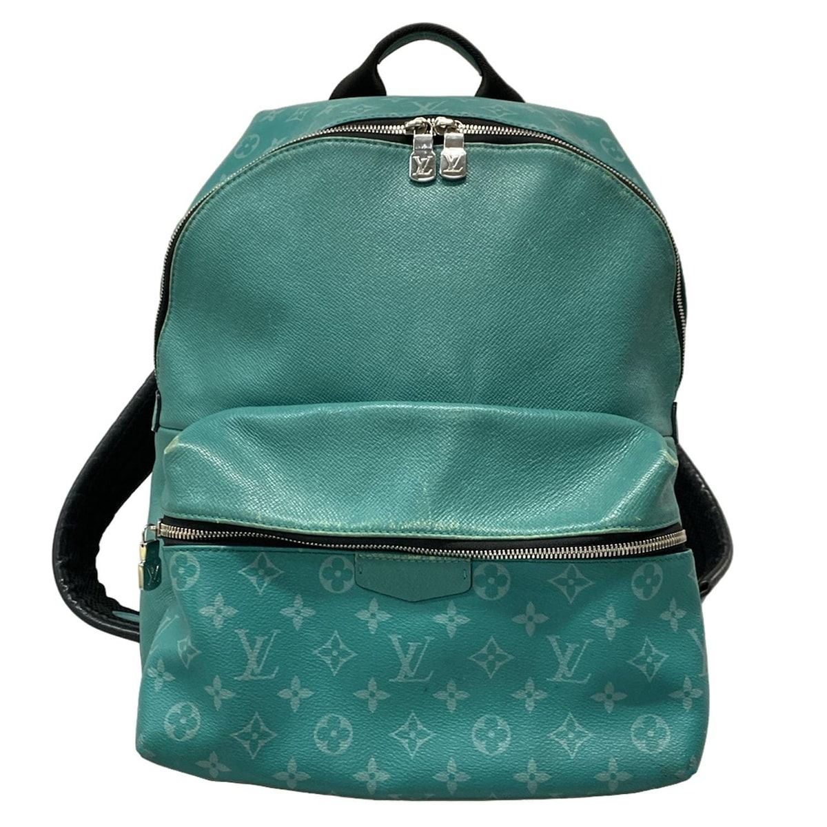 LOUIS VUITTON ルイヴィトン リュックサック タイガラマ ディスカバリー バックパック M30227 グリーン レザー 牛革