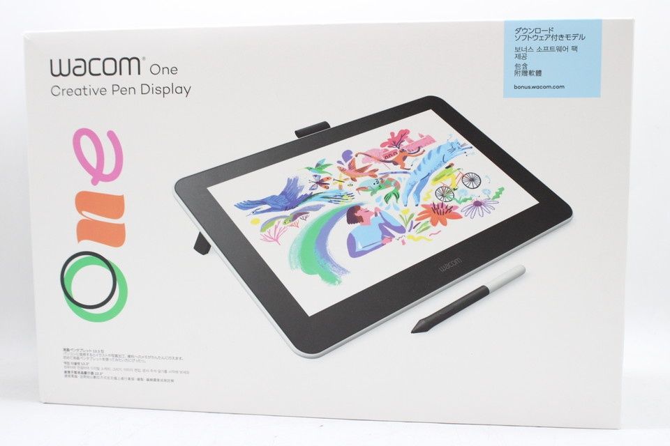 Wacom One DTC133 ワコム ワン クリエイティブ ペン ディスプレイ 13.3型 動作 済 液タブ ペンタブ ITFIU1Y487MW-D-Z14-byebye