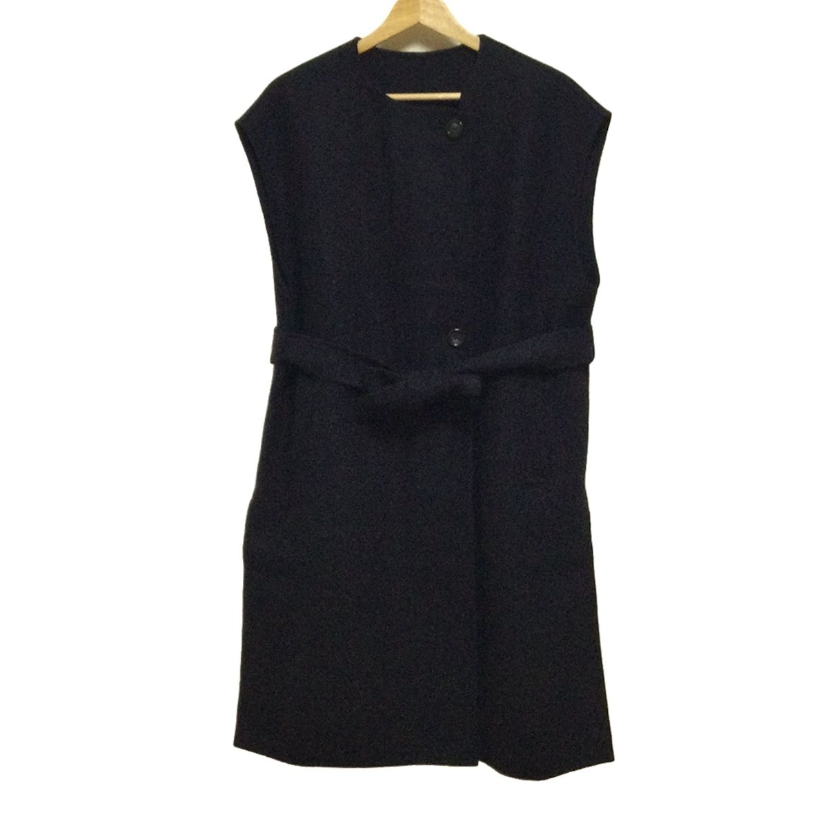 23区 ニジュウサンク コート サイズ32 XS レディース - ダークネイビー ノースリーブ 秋 冬