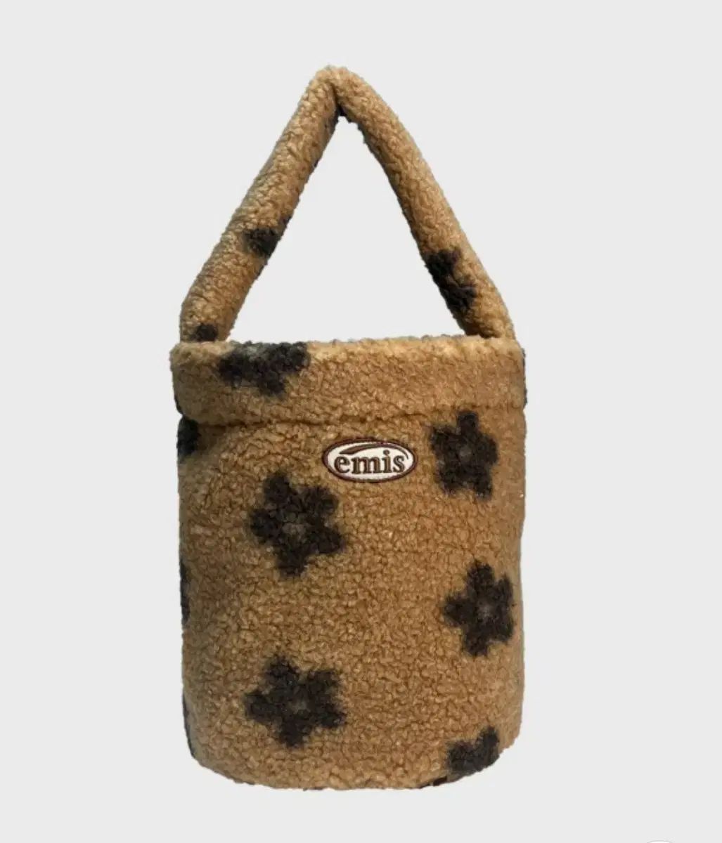 EMIS エミス フラワー ブークレ ドット ミニバック EMIS フリース バッグ
