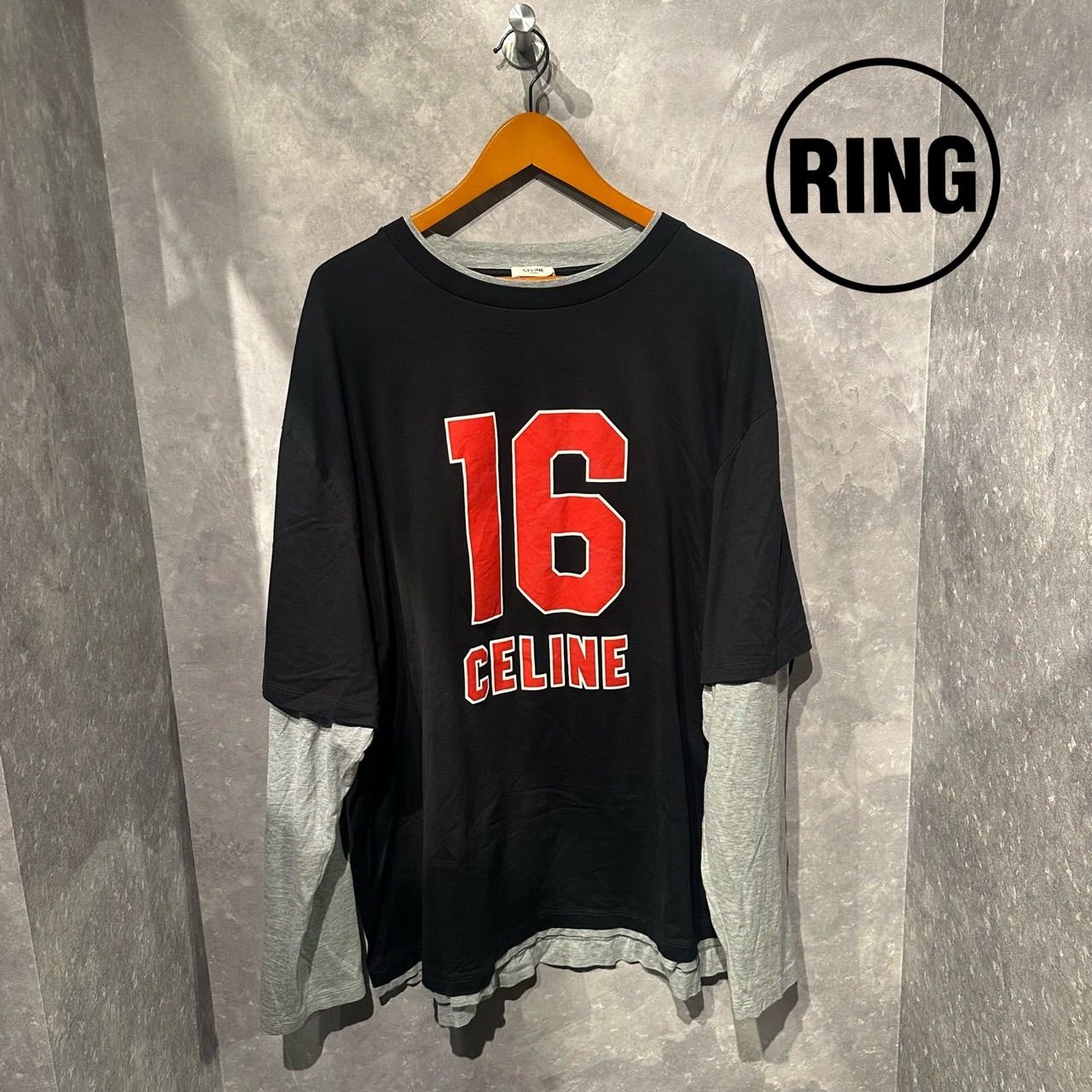 CELINE Skater Cotton Jersey Tee