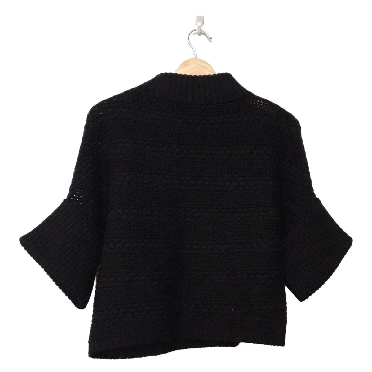 Max Mara STUDIO マックスマーラスタジオ カーディガン サイズL レディース - 黒 半袖