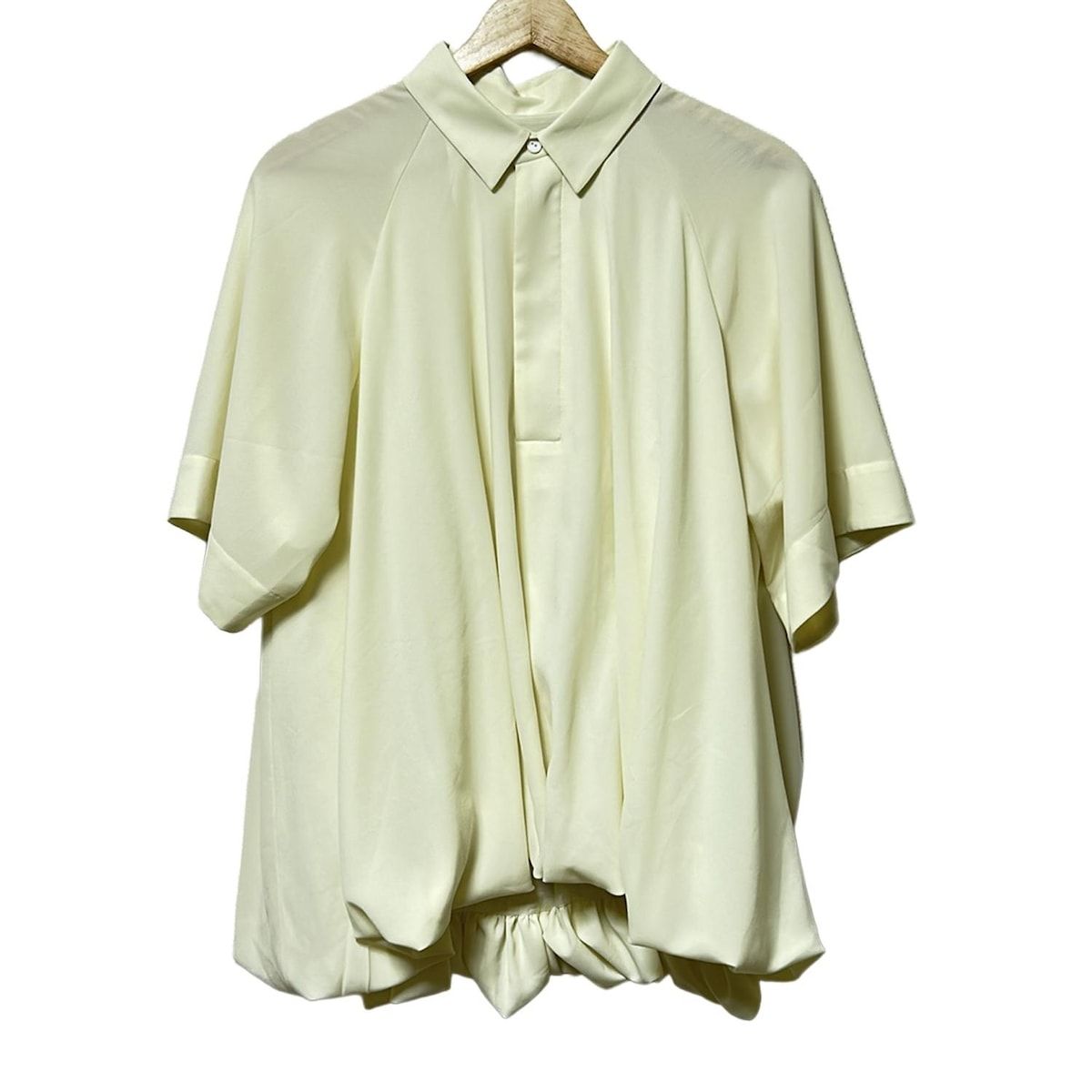 ENFOLD エンフォルド チュニック サイズ38 M レディース - アイボリー レギュラー 半袖 バルーン