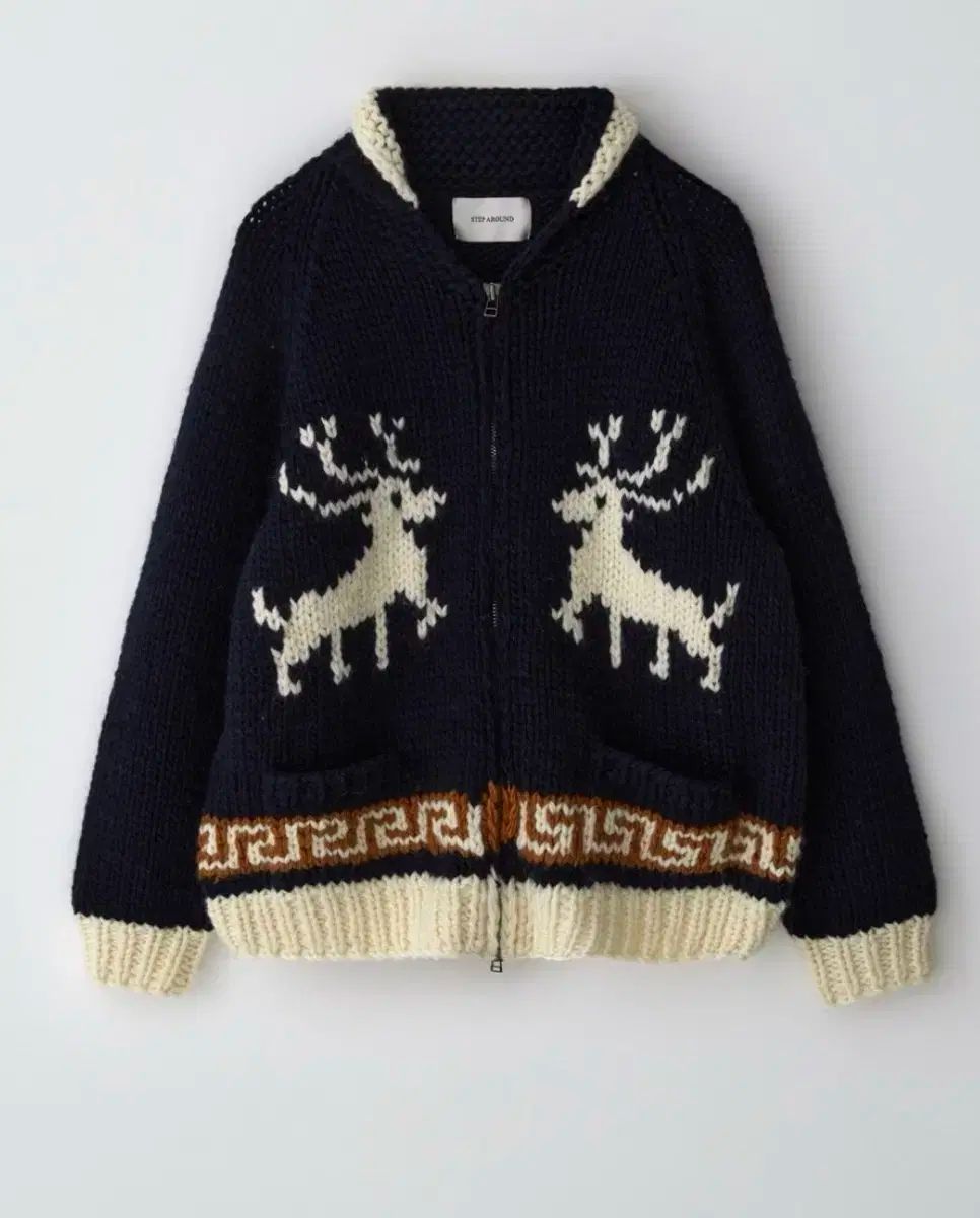 ステップアラウンド ハンドメイド カウチン カーディガン