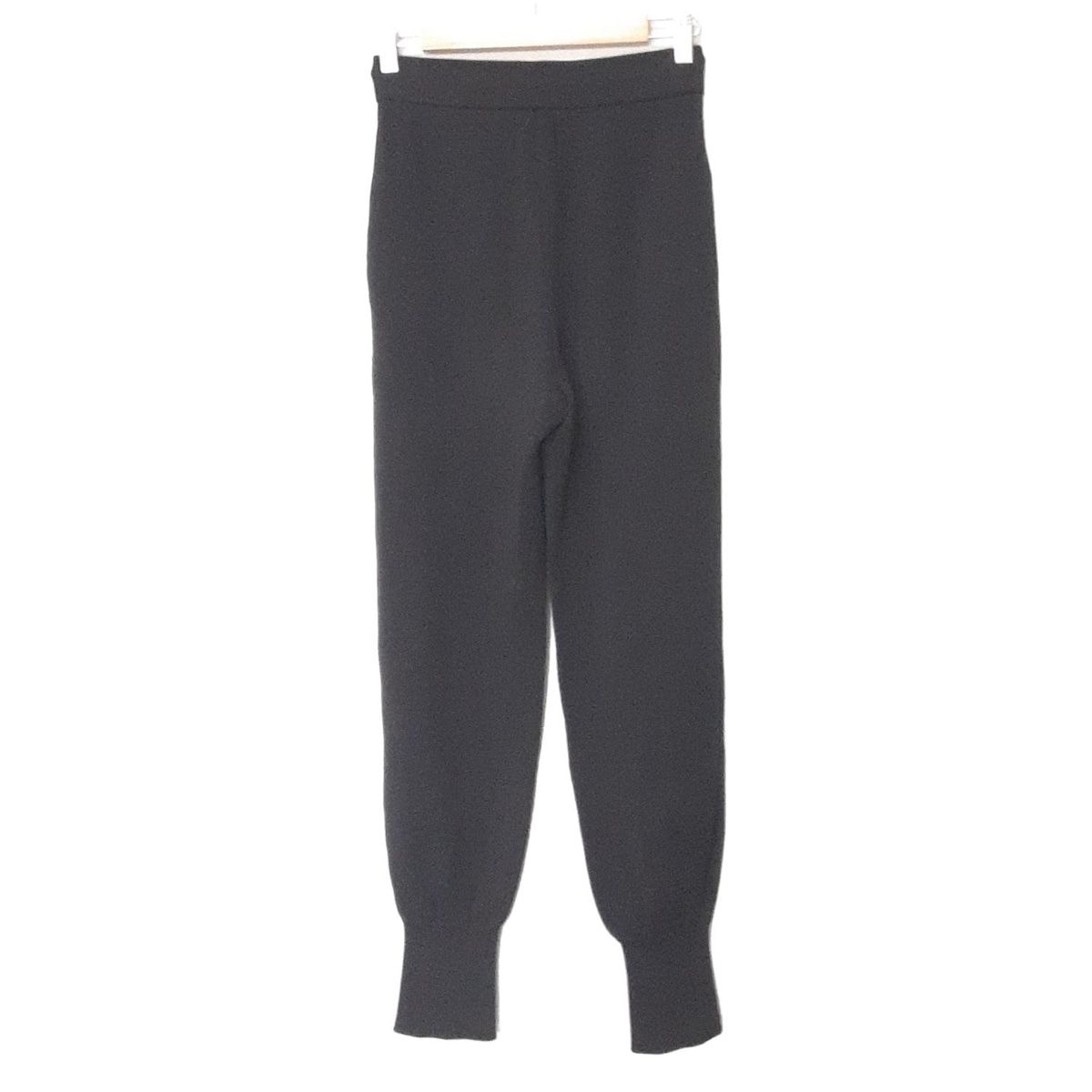 Rene ルネ パンツ サイズ34 S レディース - 黒 フルレングス ウエストゴム リボン