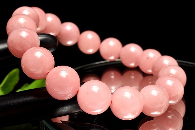 1点物 ブラジル産 高発色 グァバクォーツ 天然ピンククォーツ 11.5mm ブレスレット パワーストーン 天然石 _MC527