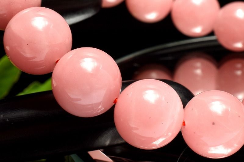 １点物 ブラジル産 高発色 グァバクォーツ 天然ピンククォーツ 11.5 mm ブレスレット パワーストーン 天然石 _MC 528