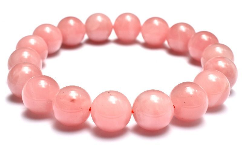  １点物 ブラジル産 高発色 グァバクォーツ 天然ピンククォーツ 11.5 mm ブレスレット パワーストーン 天然石 _MC 528 ブレスレット バングル アクセサリー