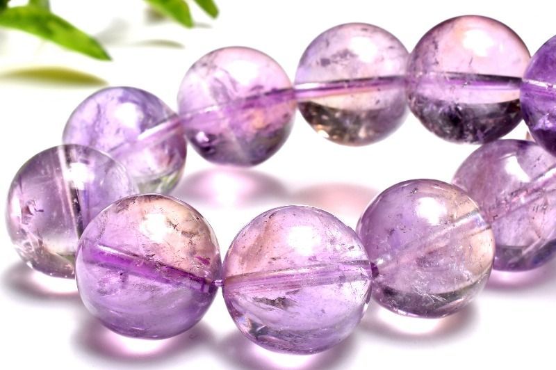 １点物 バイ アメトリン 14.5 mm ブレスレット パワーストーン 天然石 _MC 446