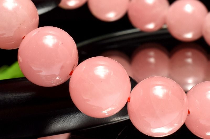 １点物 ブラジル産 高発色 グァバクォーツ 天然ピンククォーツ 11 mm ブレスレット パワーストーン 天然石 _MC 526