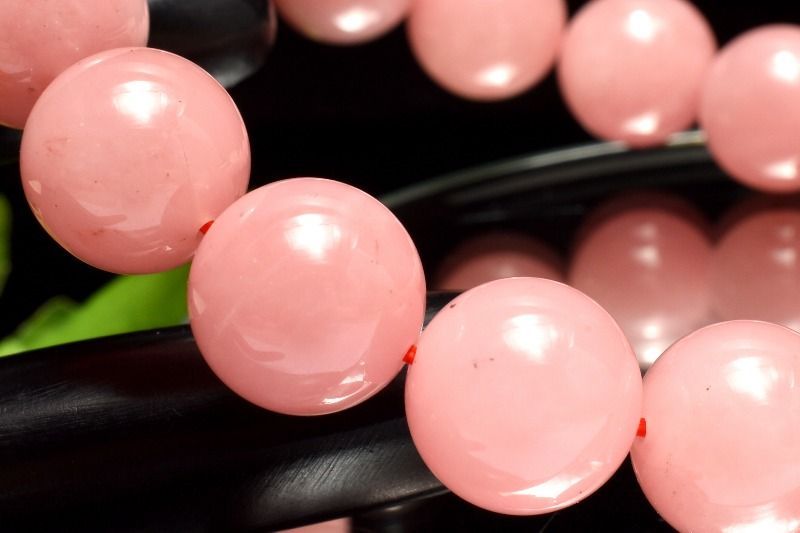 １点物 ブラジル産 高発色 グァバクォーツ 天然ピンククォーツ 11.5 mm ブレスレット パワーストーン 天然石 _MC 527