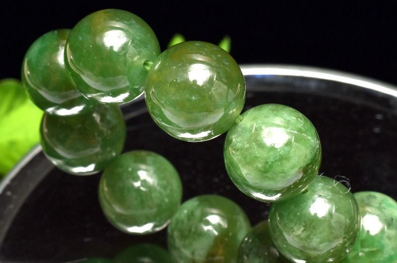  １点物 高発色 アイドクレース ベスビアナイト 11 5 mm ブレスレット パワーストーン 天然石 _MC 534 ブレスレット バングル アクセサリー