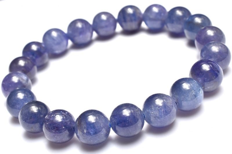  １点物 AA 群青色の結晶 タンザナイト 9 mm ブレスレット パワーストーン 天然石 _MC 680 ブレスレット バングル アクセサリー