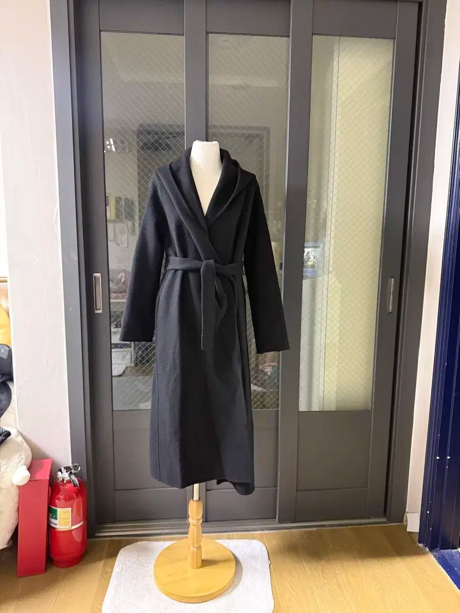 ミシャ Michaa ウールカシミア ブレンド フード コート 素材 굿