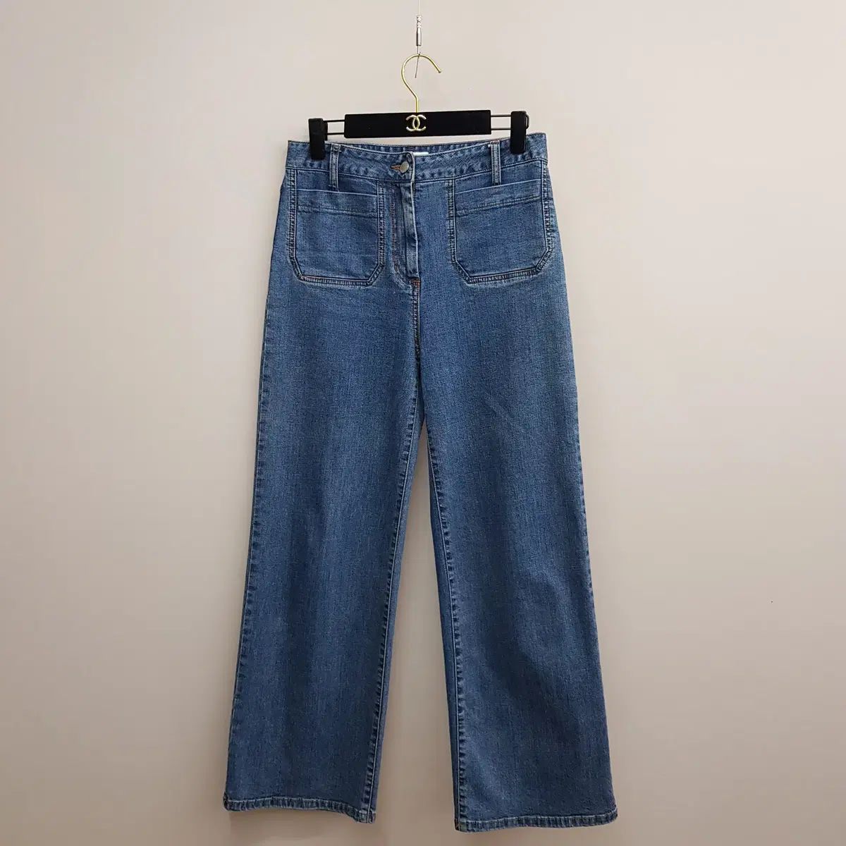 サンドロ SANDRO 2025 セミーワイド デニムパンツ 61-86サイズ