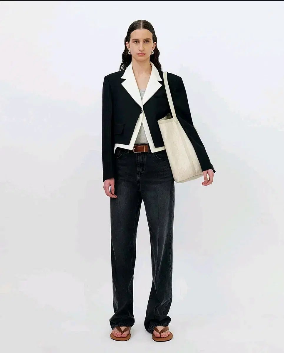 ガブリエルリー ダブルレイヤード クロップド ブレザー