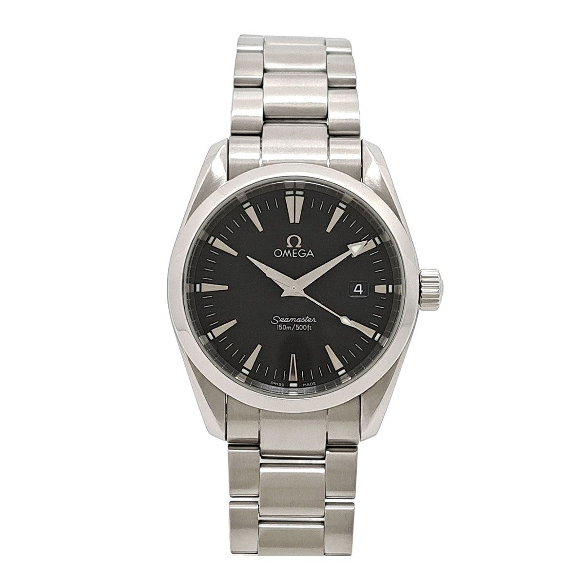 オメガ シーマスター アクアテラ 2518.50 クオーツ ステンレススティール メンズ ボーイズ OMEGA 時計