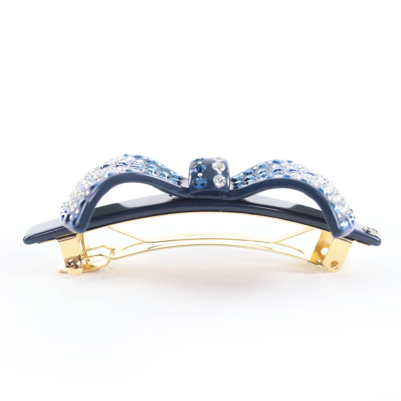 クリスタル リボンバレッタ