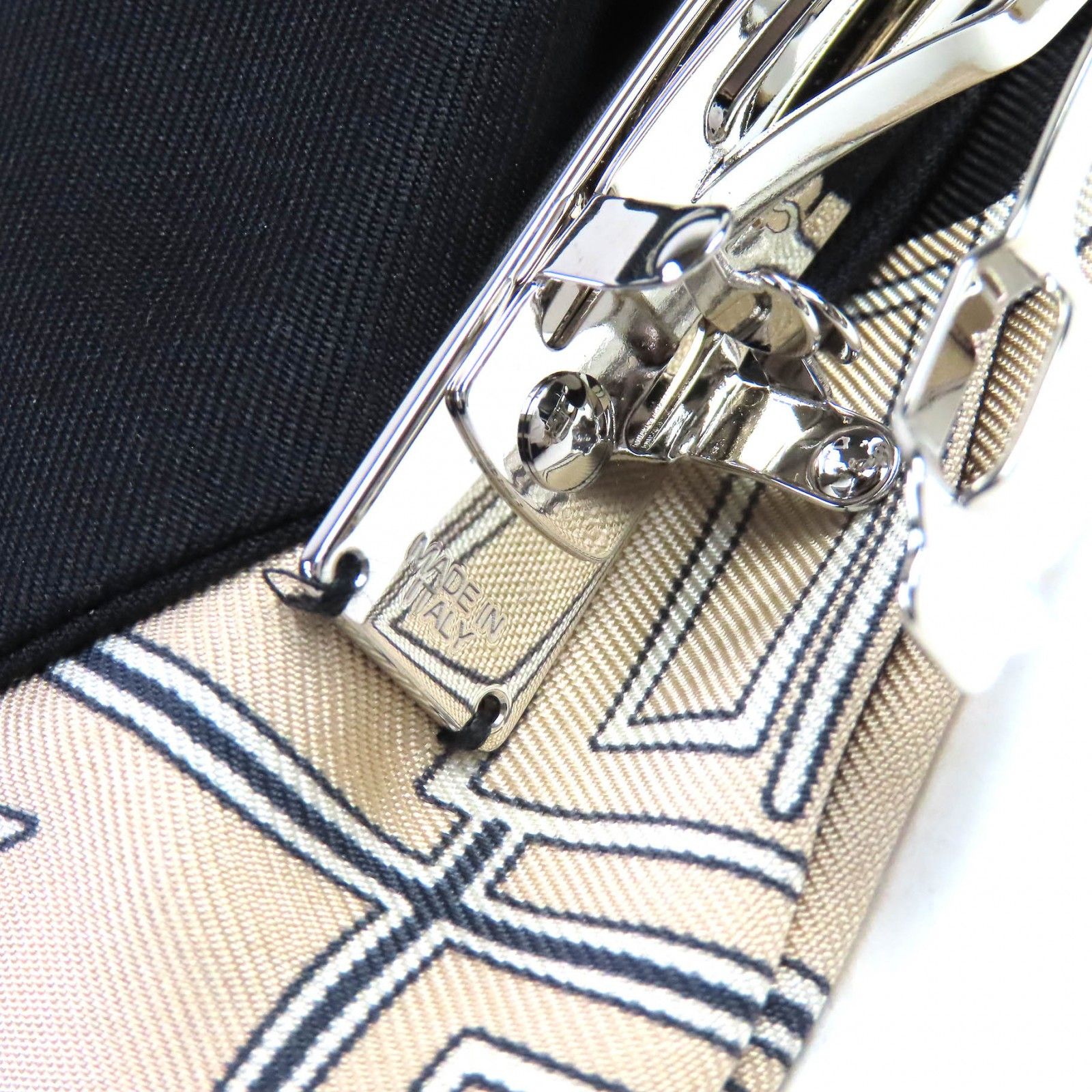 未使用品△HERMES エルメス グルネル エクスリブリス バレッタ シルク