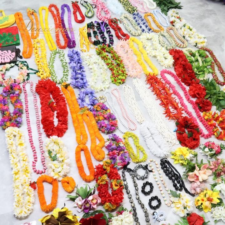 フラダンス 小物 小道具 全100点以上 セット カラフル ネックレス フラワーレイ リーフレイ シェルレイ 髪飾り バッグ ポーチ フラダンス衣装 小道具セット ダンス 小物セット 民族衣装 ヘア フラワー シェル レイ