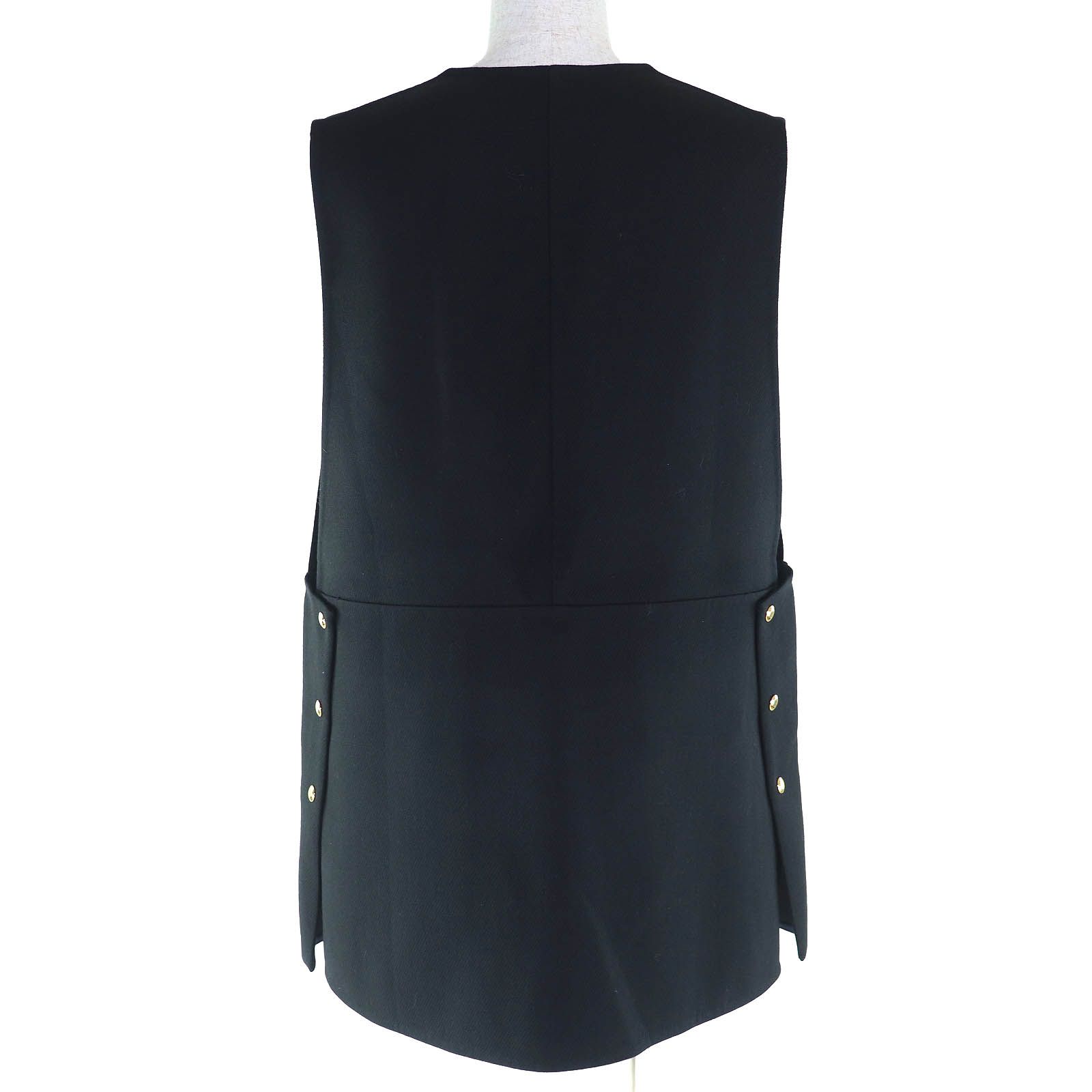 極美品△DRAWER ドゥロワー 22AW 6521-299-1037 ウールケヌキジレ ロゴ