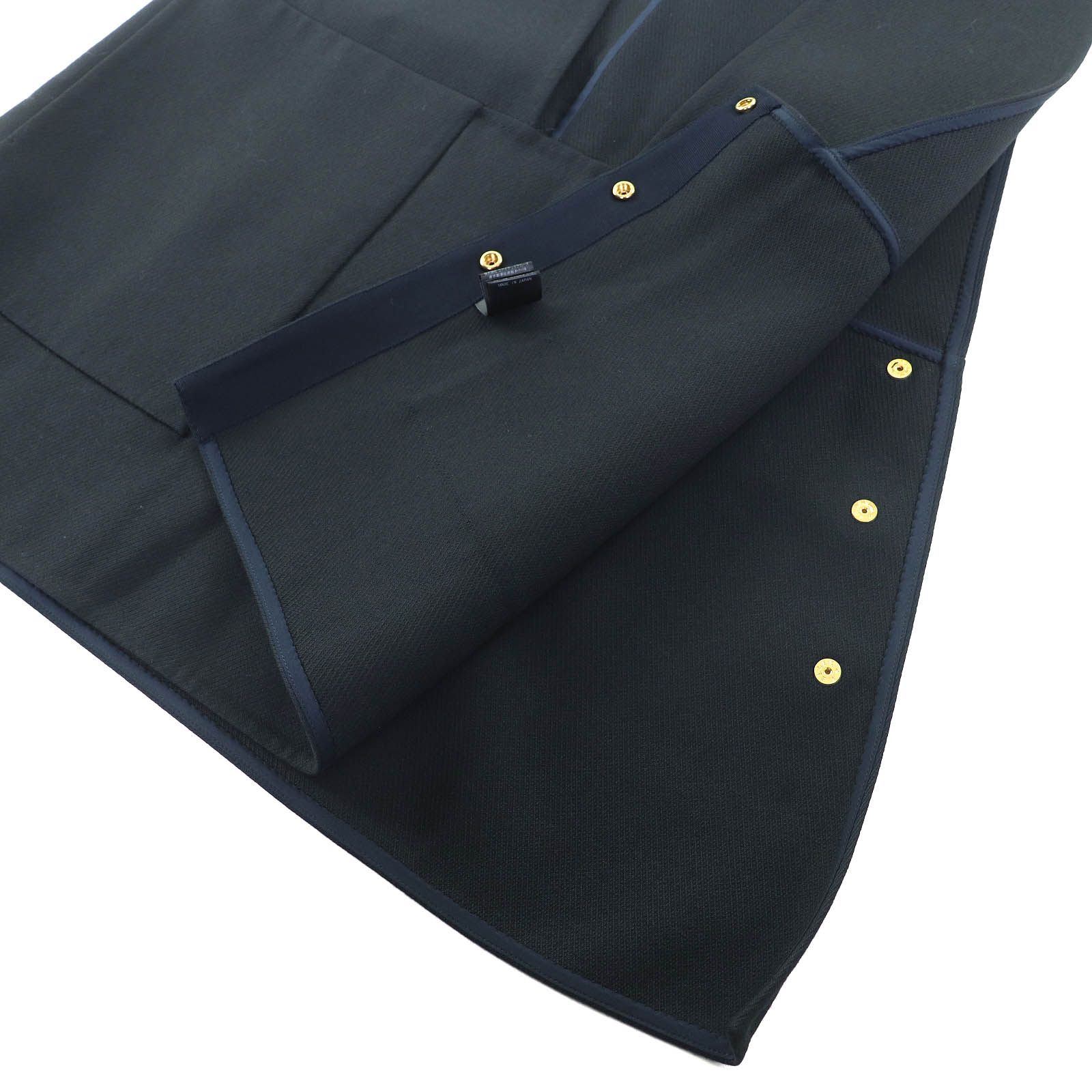 極美品△DRAWER ドゥロワー 22AW 6521-299-1037 ウールケヌキジレ ロゴ