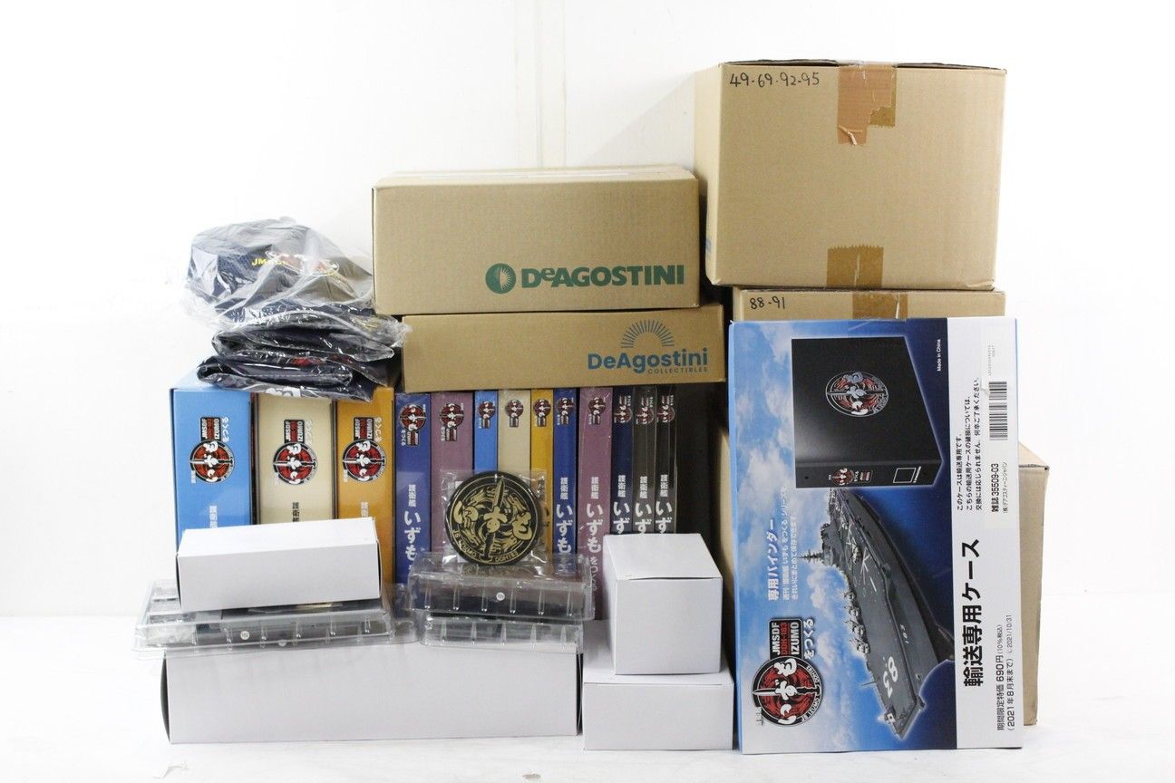 【未組立品】 デアゴスティーニ 護衛艦いずもをつくる 全110巻セット 特典付き 未組立 デアゴスティーニ 護衛艦 いずもをつくる 1-110巻 キャップ・T