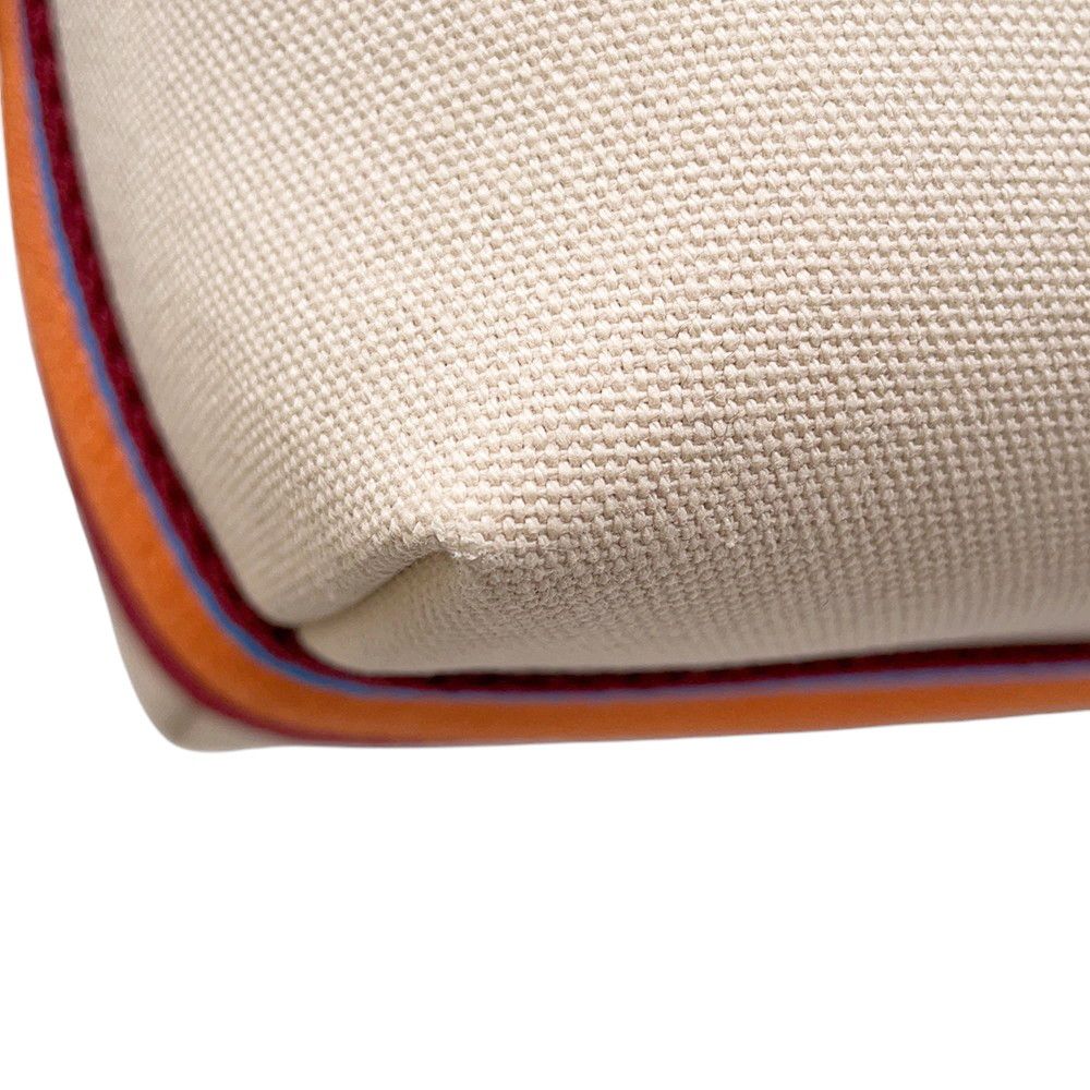  エルメス ポーチ ブリッド ア ブラックPM Hパヴィヨン ナチュラル マルチ シルバー金具 キャンバス その他 バッグ