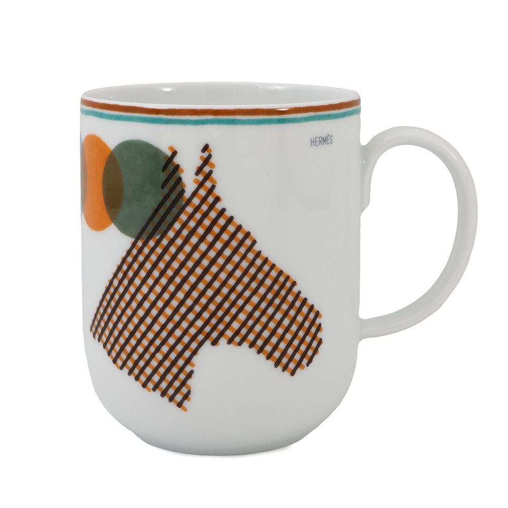 エルメス マグカップ ソー エルメス シュヴァル 300ml 陶器 HERMES カップ マグ 食器
