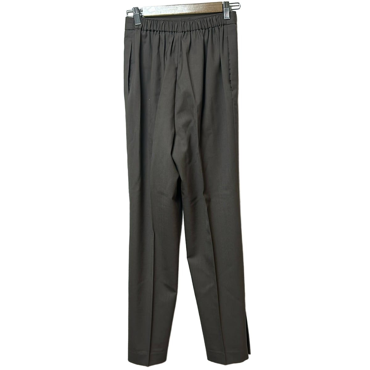 ENFOLD エンフォルド パンツ サイズ38 M レディース - ブラウン フルレングス ウエストゴム