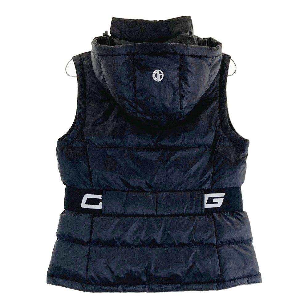 サイズ 3 CPG GOLF シーピージーゴルフ 2 way中綿ベスト ブラック系 ゴルフウェア レディース ストスト