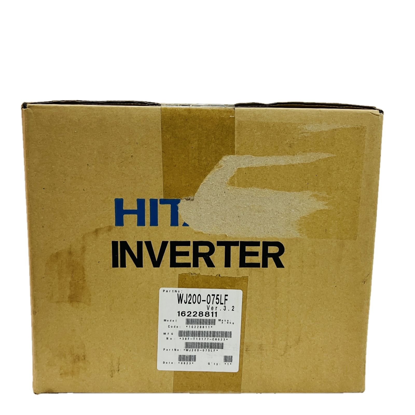 HITACHI 日立産機 システム WJ200-075LF Ver3.2 インバータ 三相 200V 7.5kW C10600653