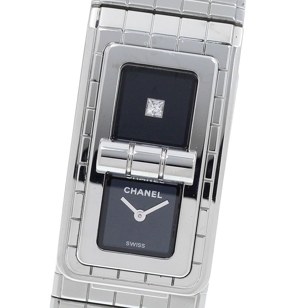 シャネル CHANEL H5144 コード ココ 1Pダイヤ クォーツ レディース _915893