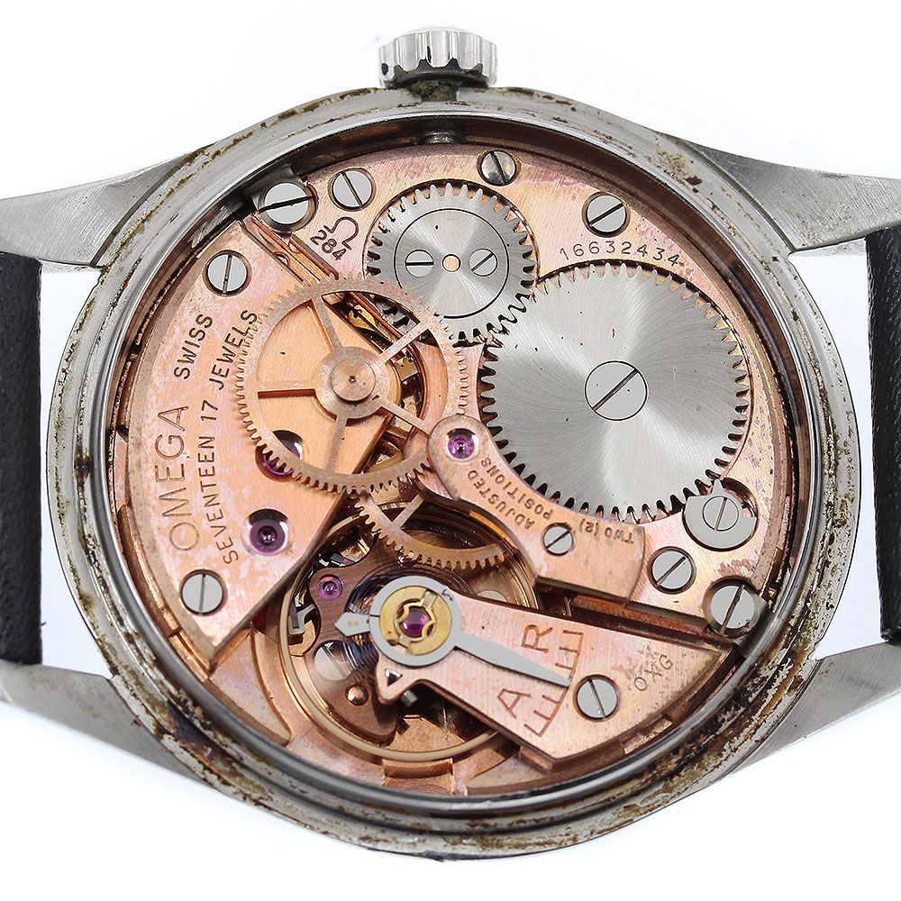  オメガ OMEGA Y 6042 ラウンド cal 284 ヴィンテージ 手巻き メンズ_917020 手巻き時計 腕時計(アナログ)