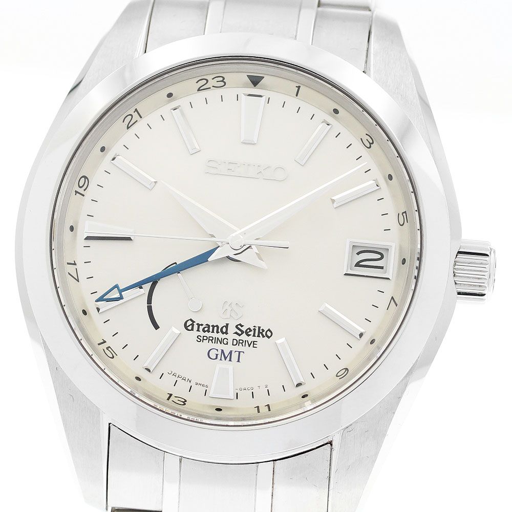 セイコー SEIKO SBGE005 9R66-0AC0 グランドセイコー GMT マスターショップ スプリングドライブ メンズ き_919008